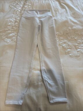 ALO Yoga White High-Waist Leggings